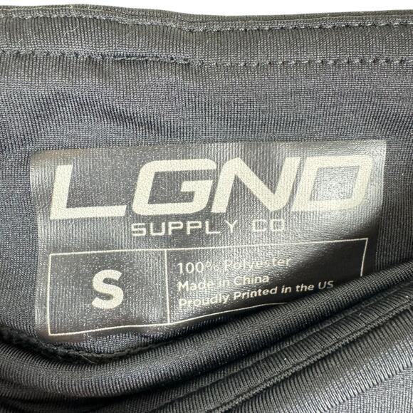 LGND Supply Co. Black Skinny Strappy Ankle Fit Mid Rise Athletic Leggings Size S - Picture 5 of 5